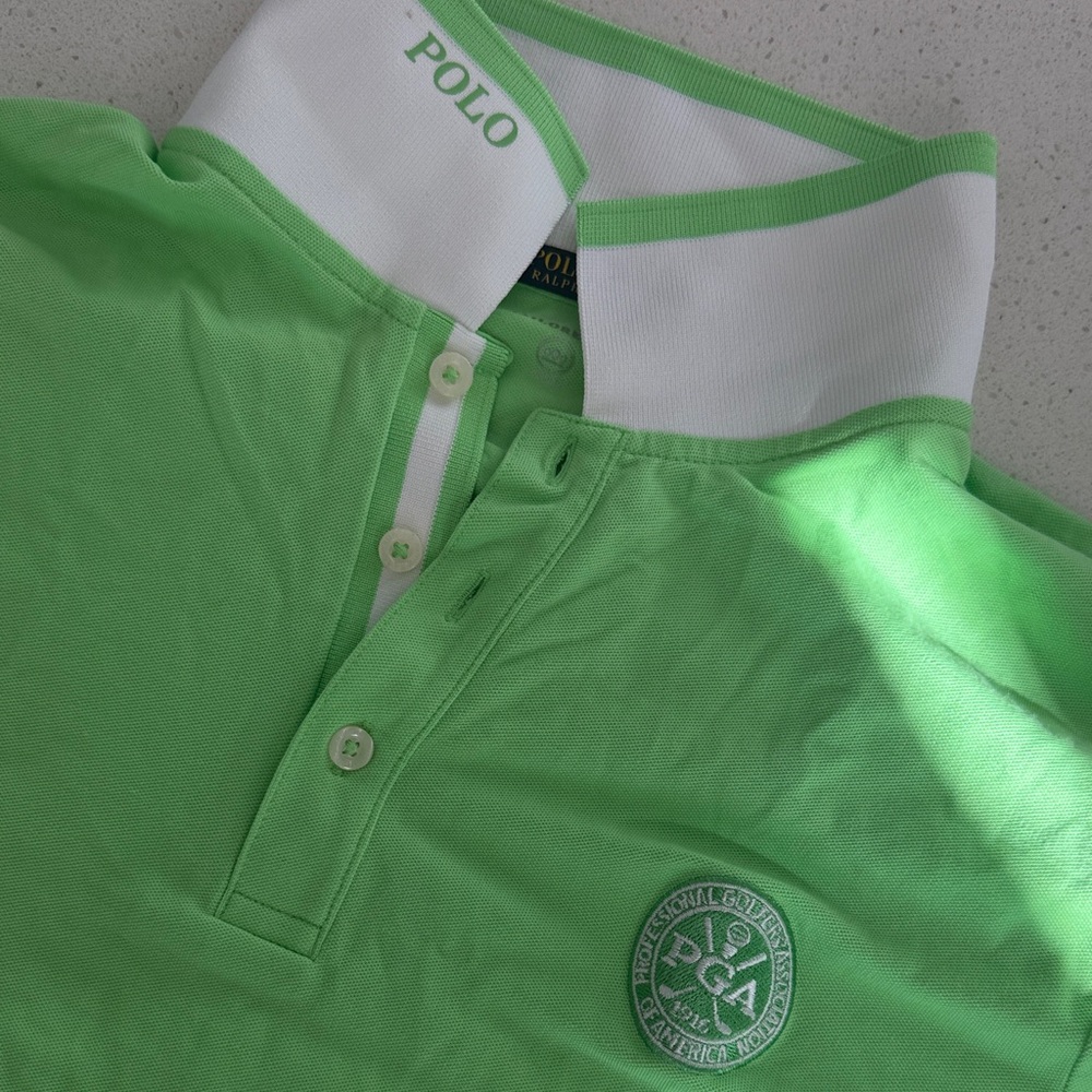 Polo by Ralph Lauren Light Green Polo PGA Golf Shirt